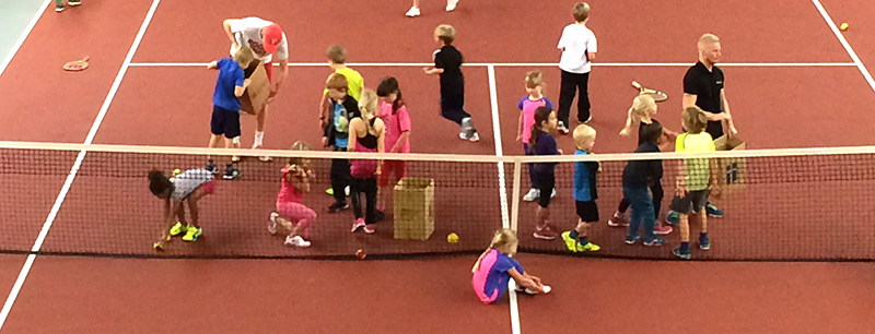 Träning i Helsingborgs Tennisklubb